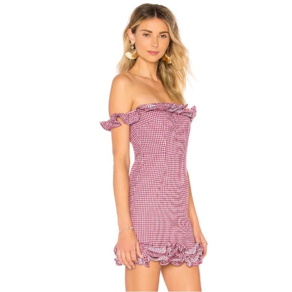 Lovers + Friends Dresses & Skirts - Lovers + Friends Dustin Gingham Mini Dress